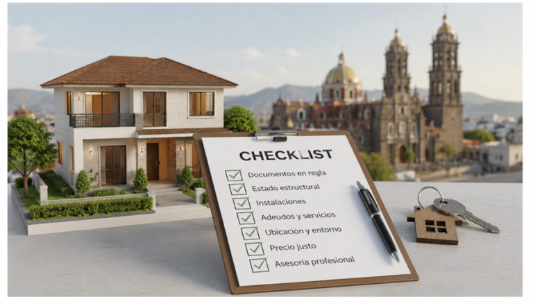 Checklist para comprar una casa usada en Puebla sin sorpresas
